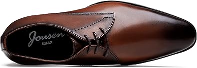 Men's Dress Shoes Leather Wingtip Formal Business Oxford Shoes Brogue Retro Derby Dress Shoes for Men