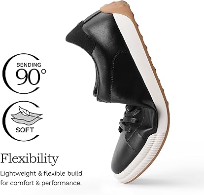 Men's Casual Dress Sneakers Business Shoes Lace-up Flexible Fashion Sneakers