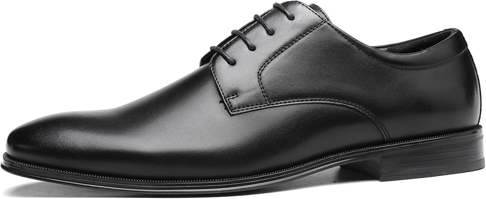 Mens Classic Formal Oxford Lace-up Patent Leather Shoe for Men Wedding Suit Tuxedo Dress Shoes