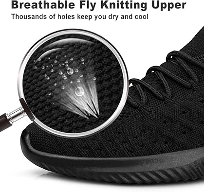 Mens Slip On Walking Shoes Lightweight Breathable Non Slip Running Shoes Comfortable Fashion Sneakers for Men