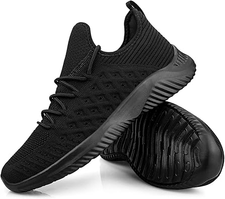 Mens Slip On Walking Shoes Lightweight Breathable Non Slip Running Shoes Comfortable Fashion Sneakers for Men