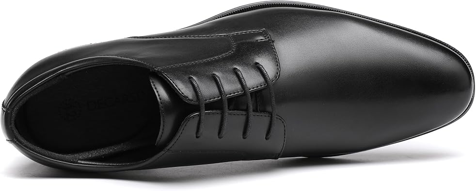 Mens Classic Formal Oxford Lace-up Patent Leather Shoe for Men Wedding Suit Tuxedo Dress Shoes